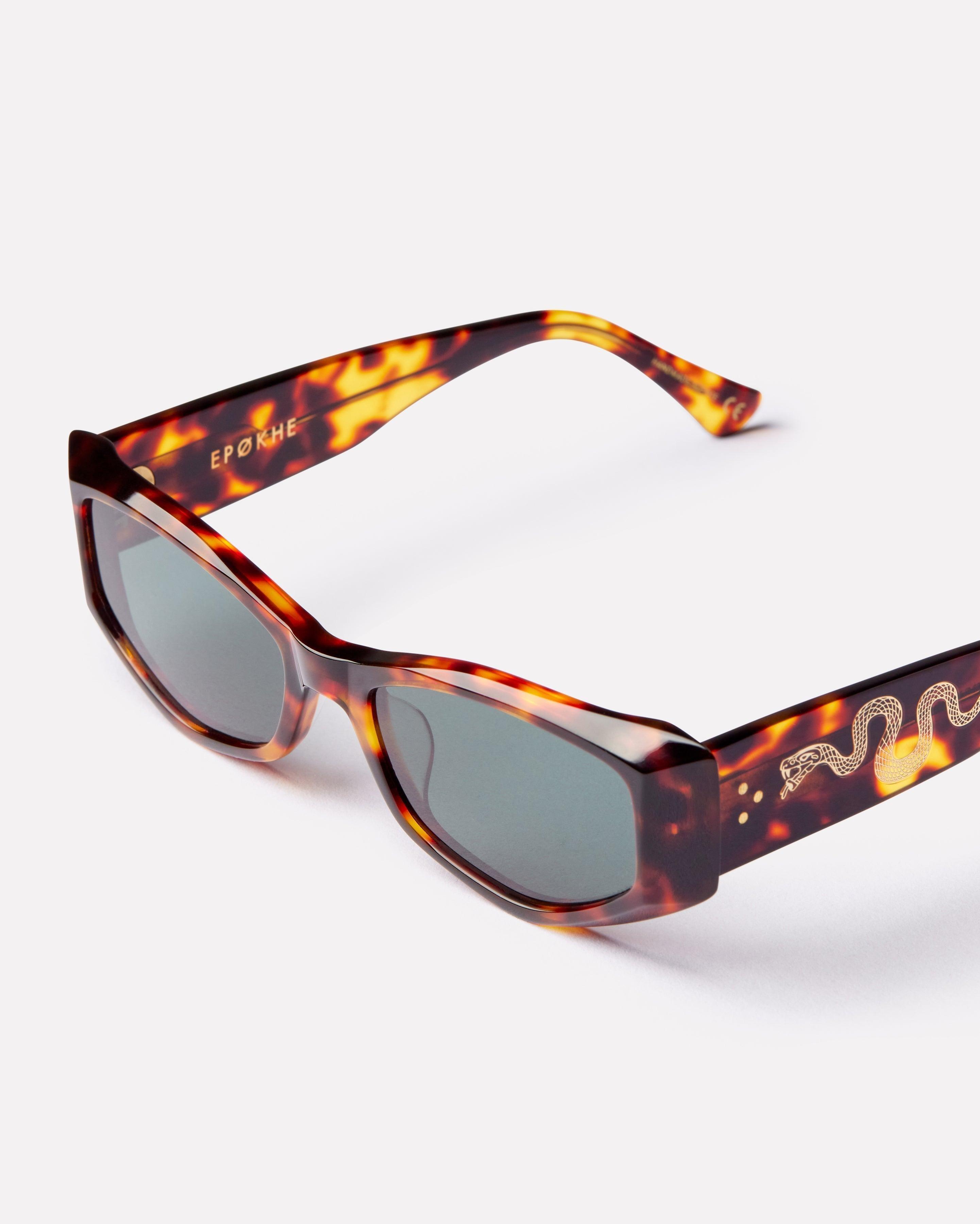 Guilty - Tortoise Polished/Green - Sunglasses - EPOKHE EYEWEAR
