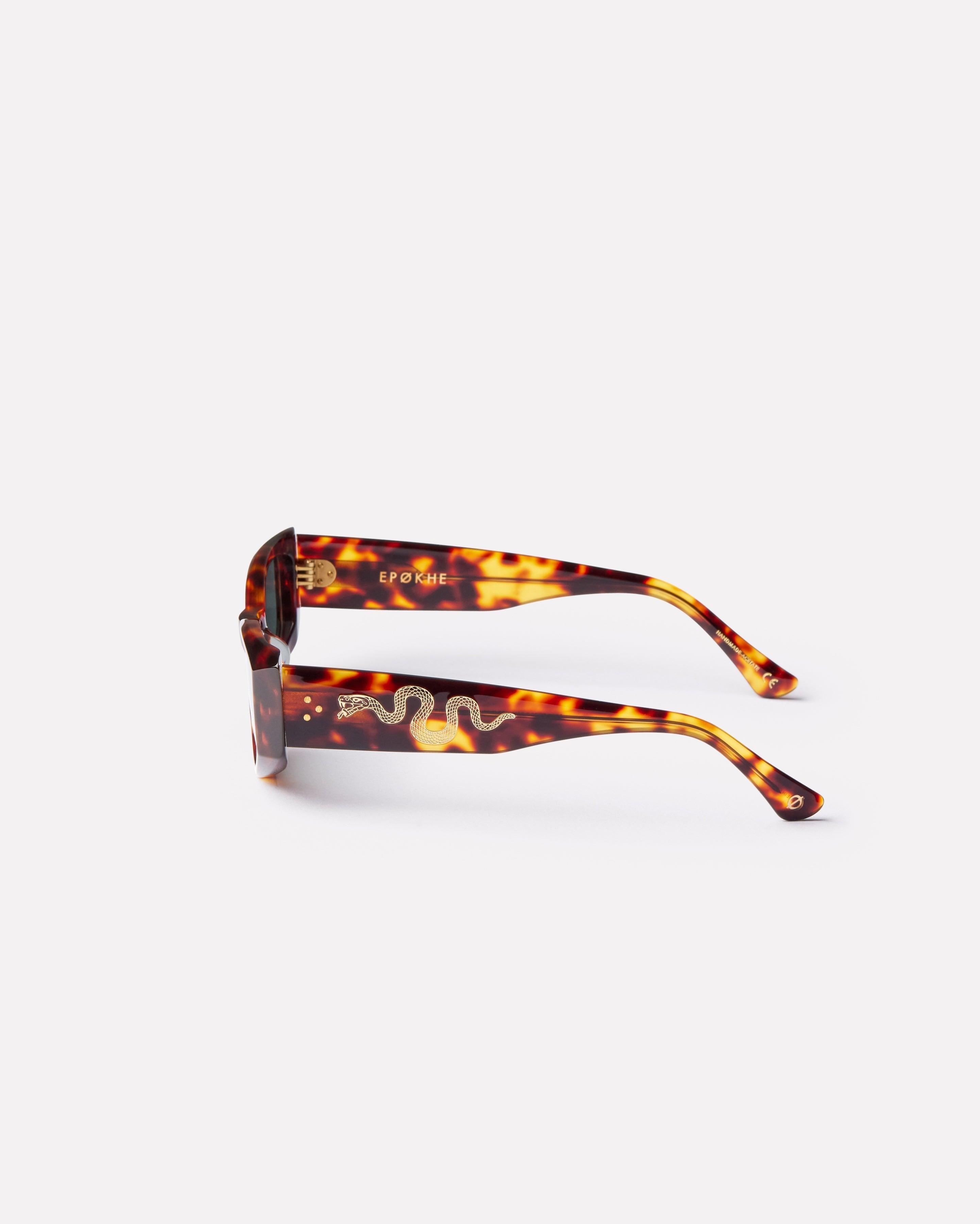 Guilty - Tortoise Polished/Green - Sunglasses - EPOKHE EYEWEAR