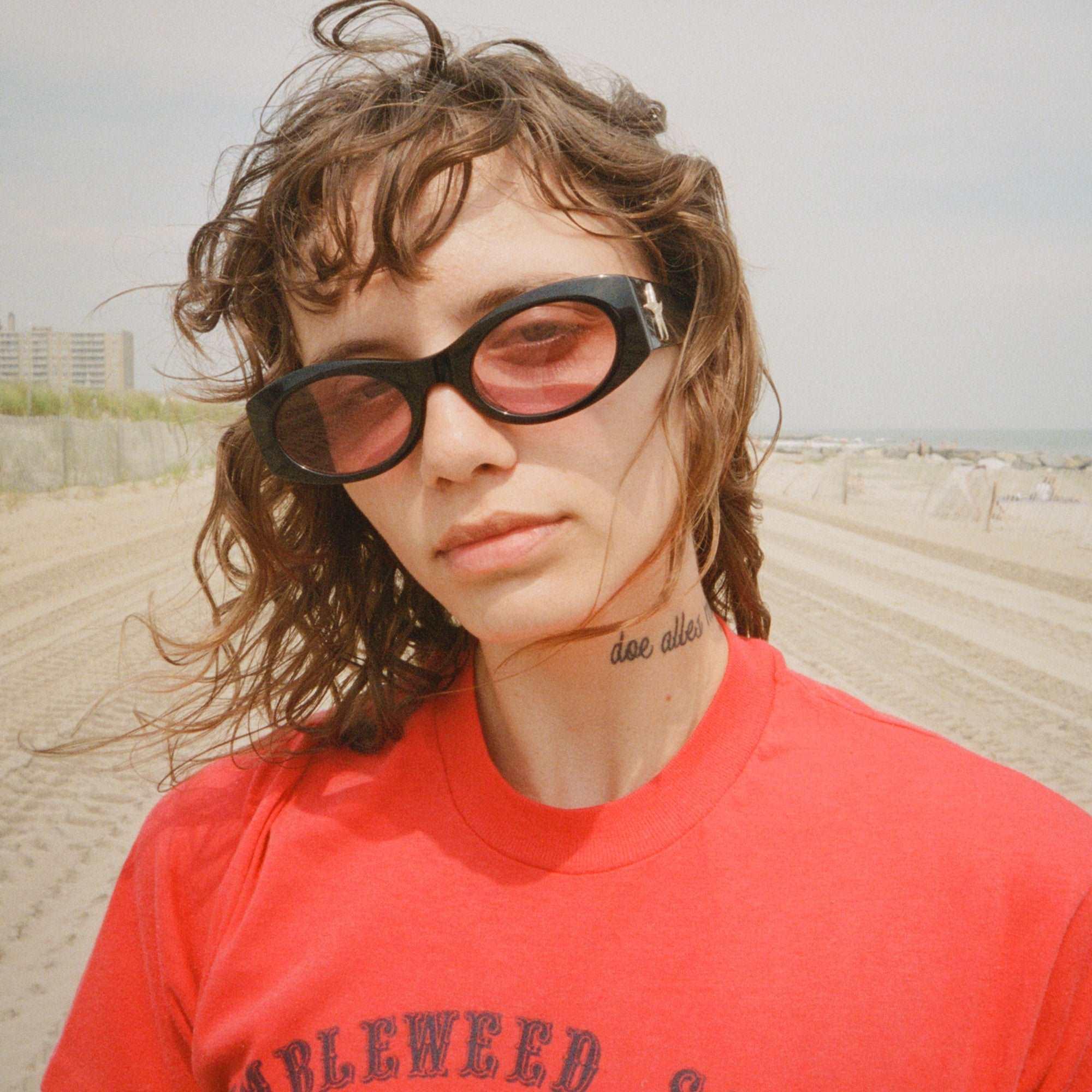 Suede - Black Polished / Velvet - Sunglasses - EPOKHE EYEWEAR