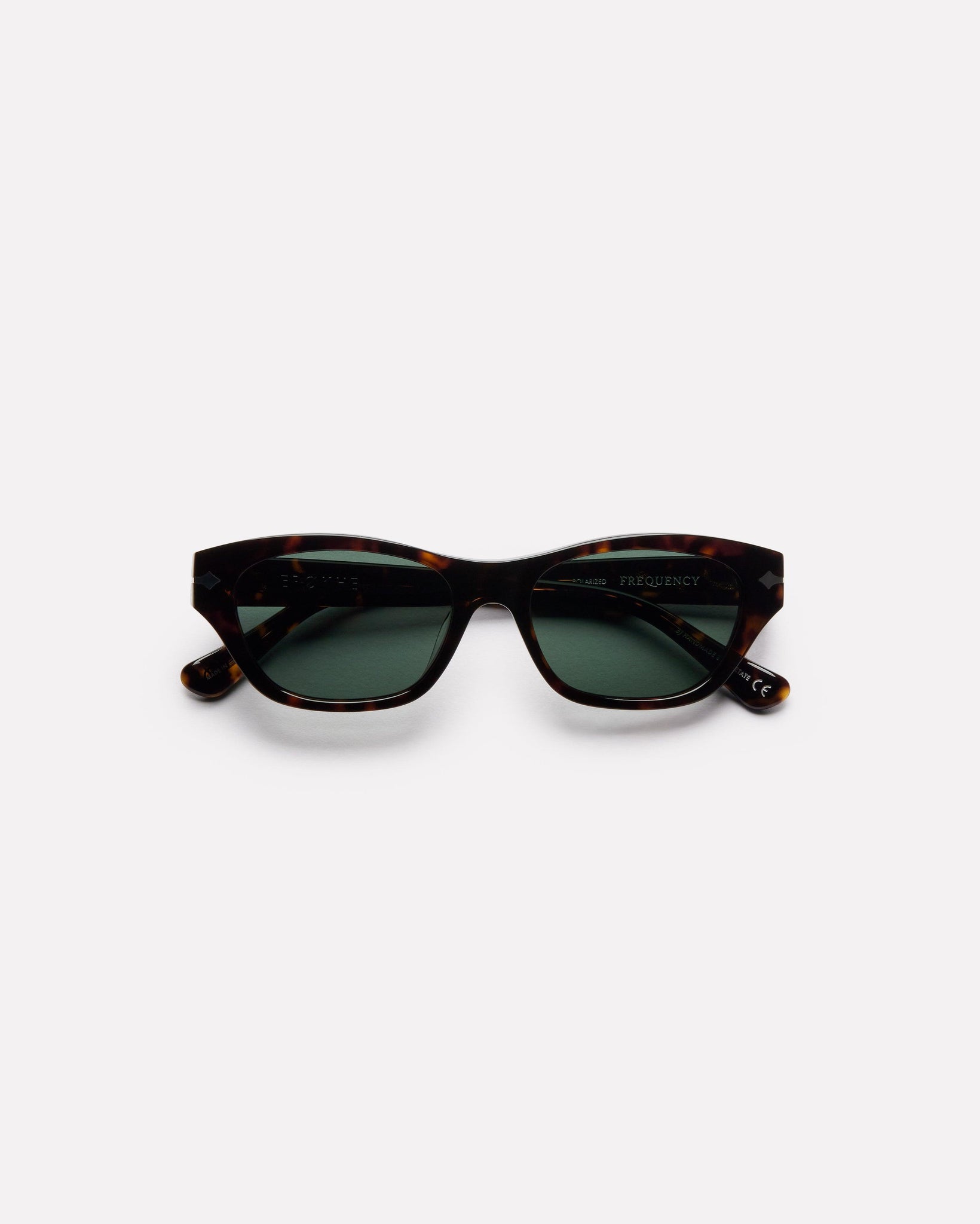 Frequency - Tortoise Polished / Green Polarized - Sunglasses - EPOKHE EYEWEAR