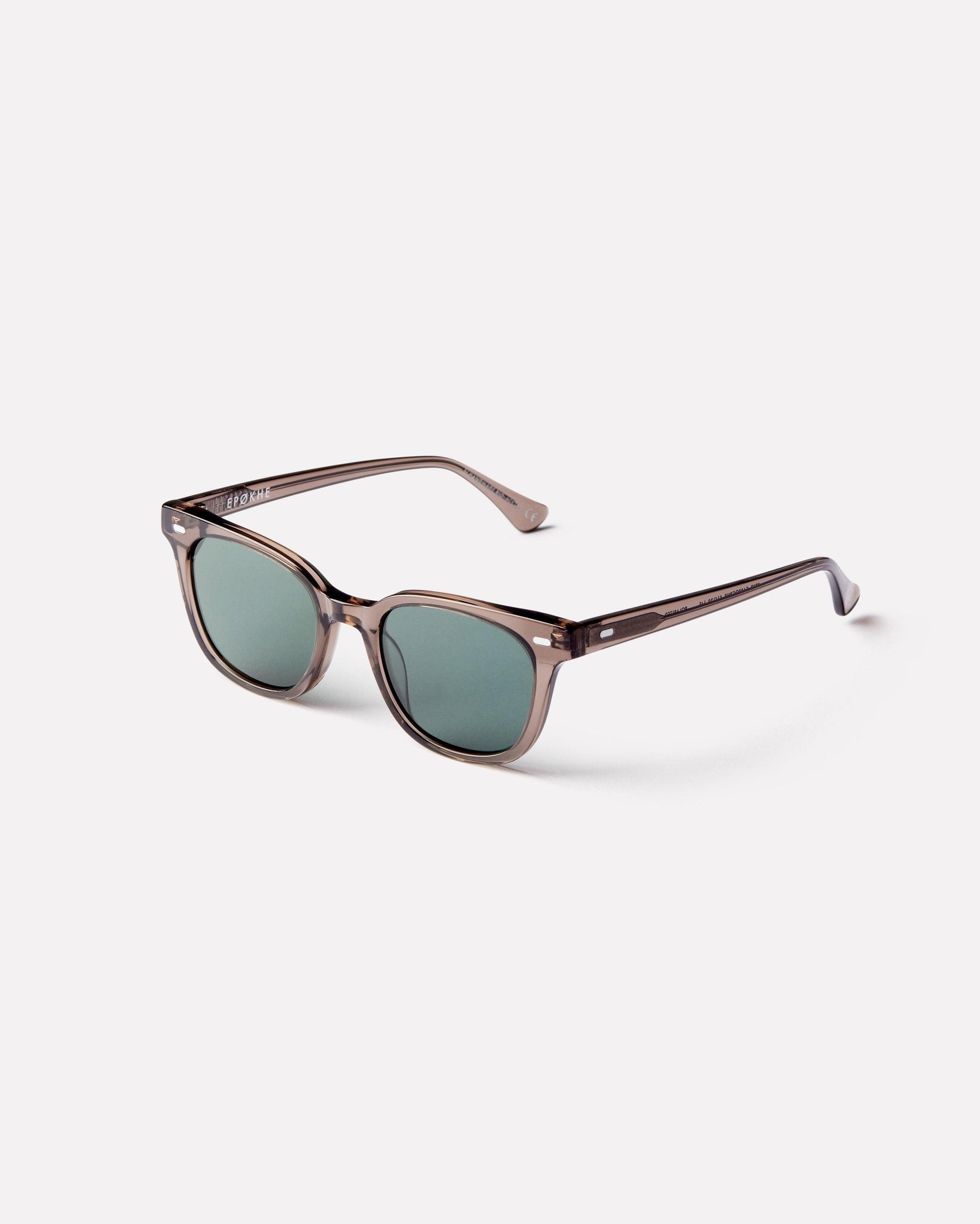 Kino - Carbon Polished / Green Polarized - Sunglasses - EPOKHE EYEWEAR