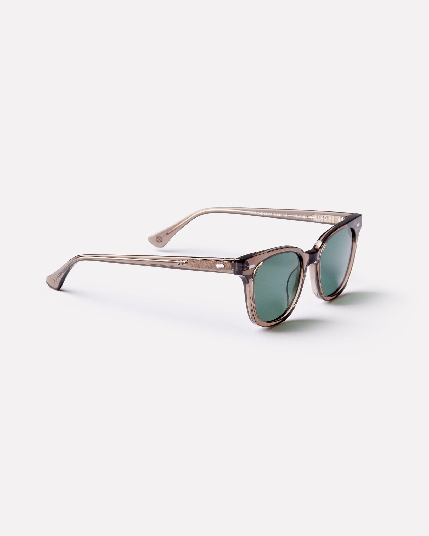 Kino - Carbon Polished / Green Polarized - Sunglasses - EPOKHE EYEWEAR