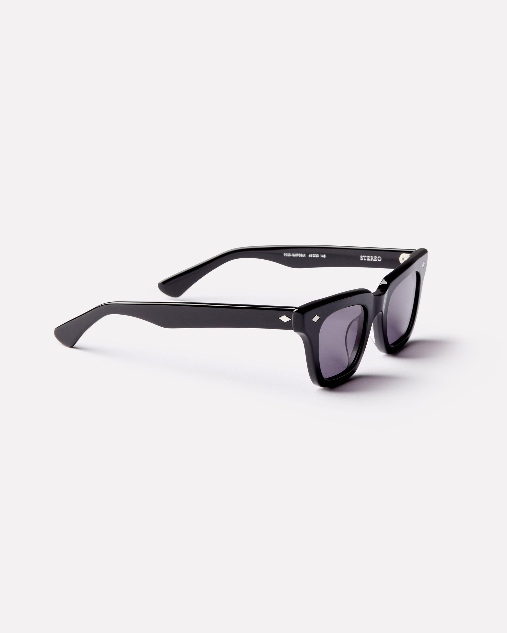 Stereo - Black Polished / Black - Sunglasses - EPOKHE EYEWEAR